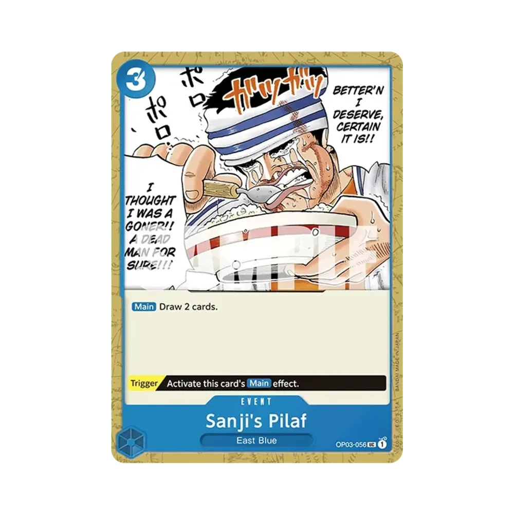 サンジのピラフ UC [OP03-056]【英語版】(プレミアムブースター「ONE PIECE CARD THE BEST」)