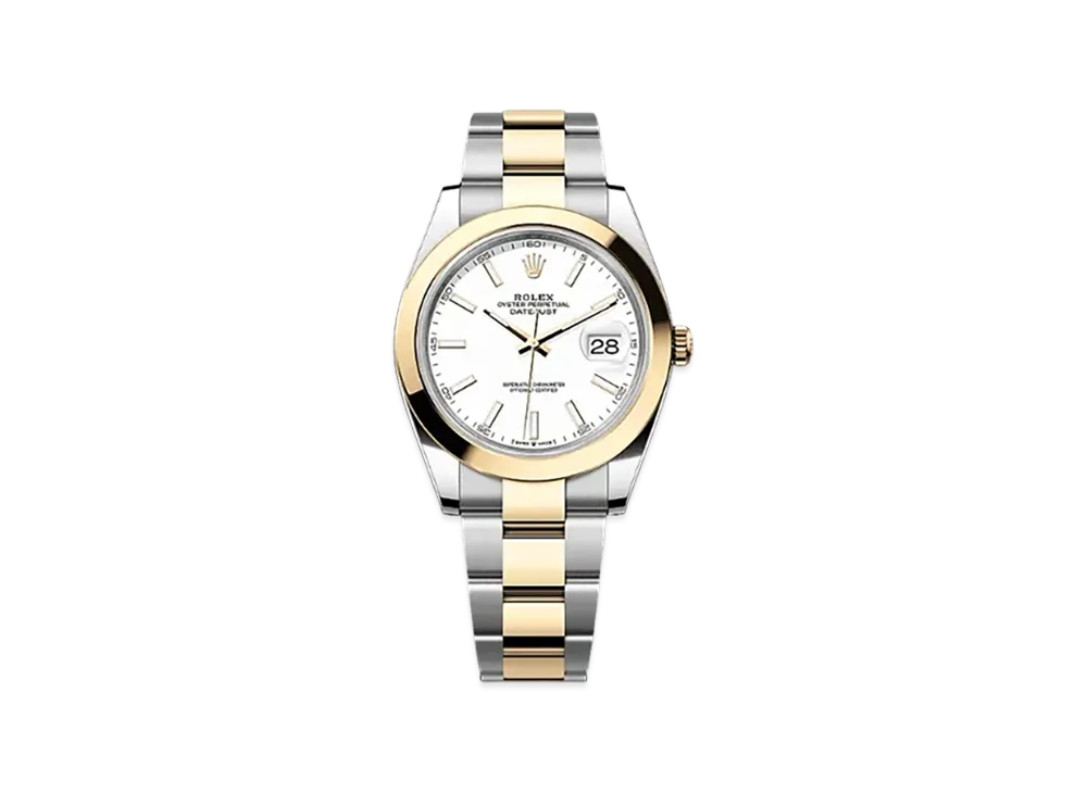 ROLEX Lady-Datejust Oystersteel & White Gold Diamonds "White"