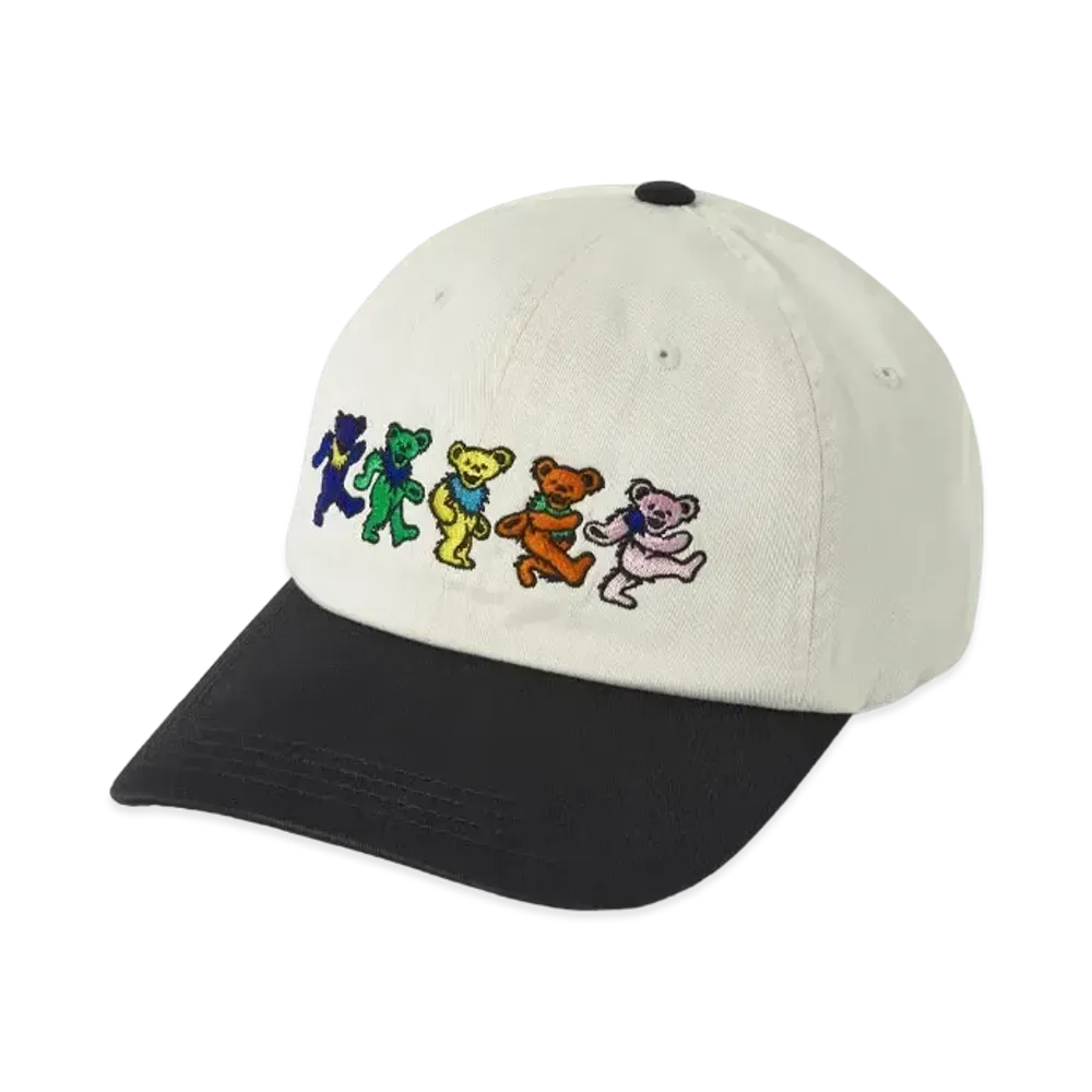 thisisneverthat x Grateful Dead Dancing Bears Cap "White/Black"