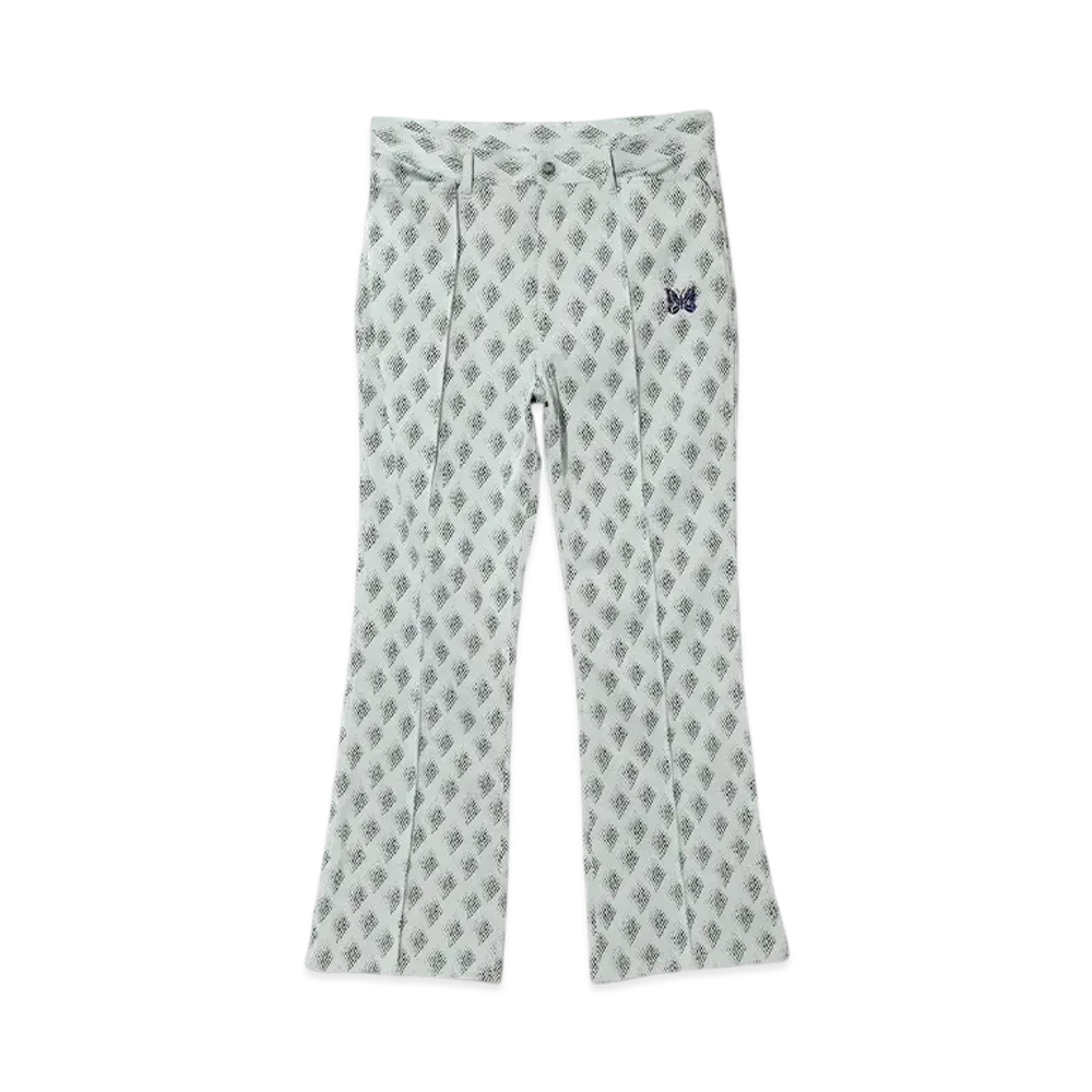 NEEDLES Boot-Cut Jean - Poly Jacquard "Blue"