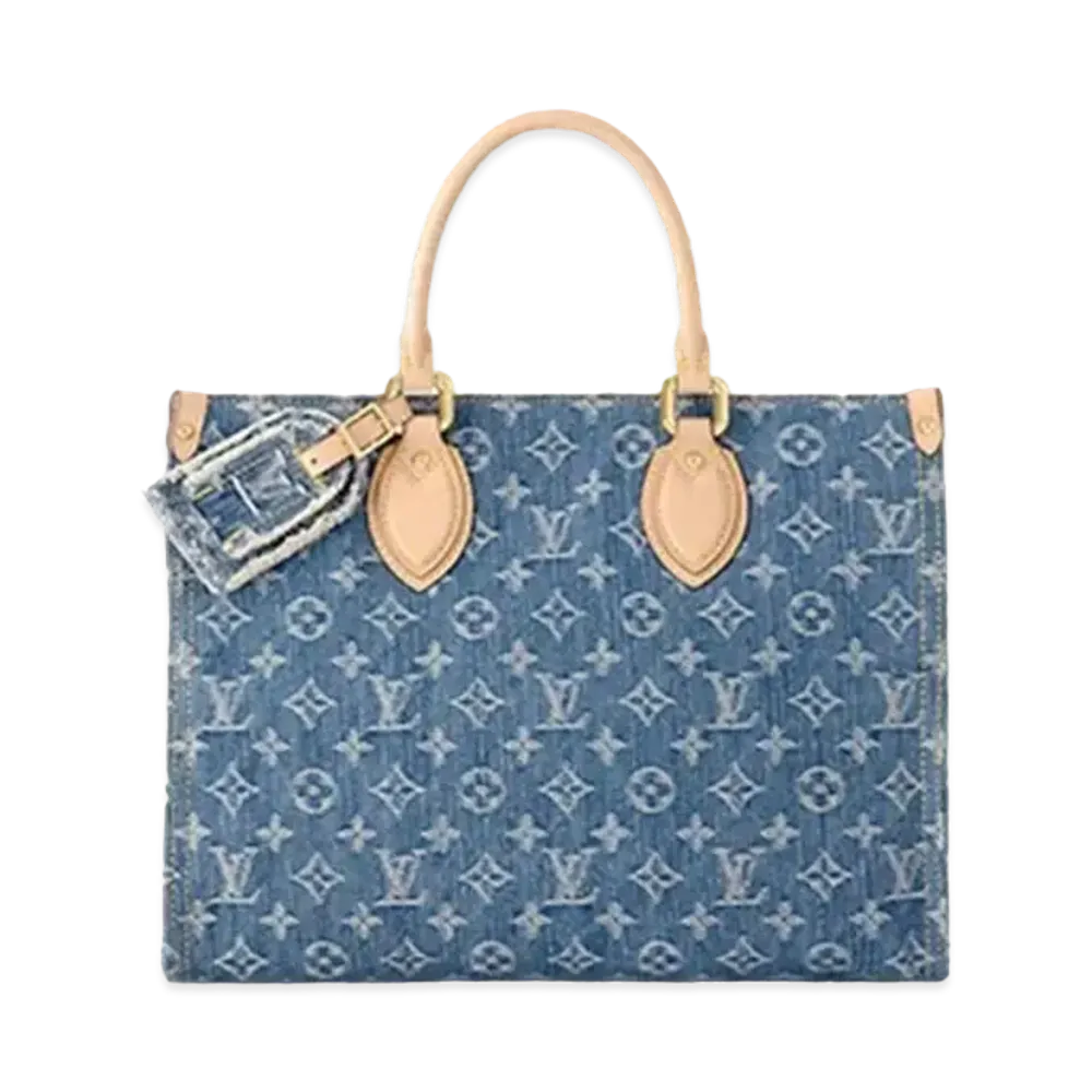Louis Vuitton OnTheGo MM Monogram Denim "Blue Denim"