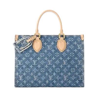 Louis Vuitton OnTheGo MM Monogram Denim "Blue Denim"