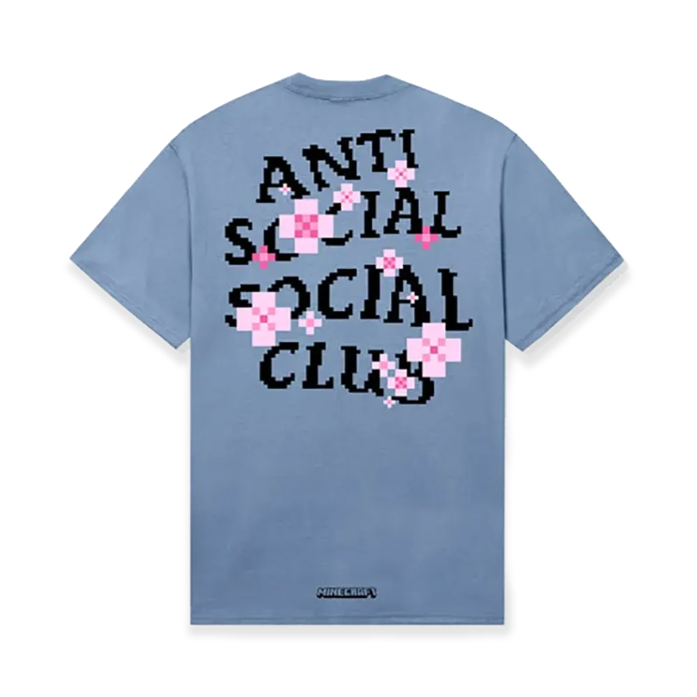 ANTI SOCIAL SOCIAL CLUB x Minecraft Cherry Blossom Tee "Storm Blue"