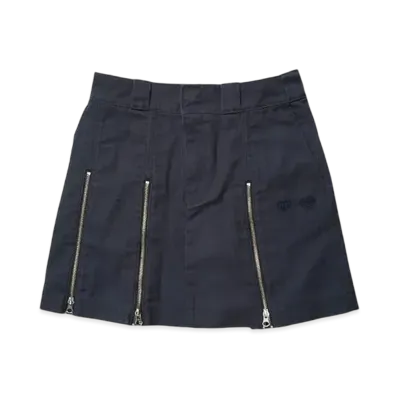 HTH Dickies x HTH Zip mini skirt "NAVY"