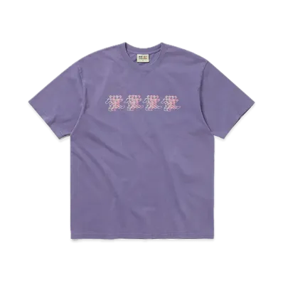 thisisneverthat x Grateful Dead Overlap Lightning Bears Tee "Dusty Purple"