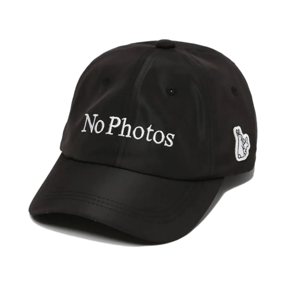 FR2 No Photos Embroidery Six Panel Cap "Black"