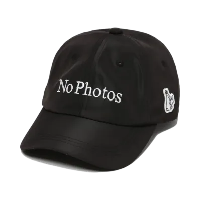 FR2 No Photos Embroidery Six Panel Cap "Black"