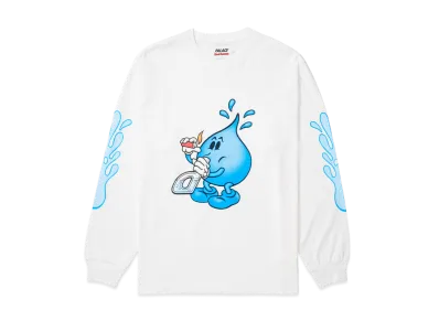 PALACE x WORLD INDUSTRIES Longsleeve "White"