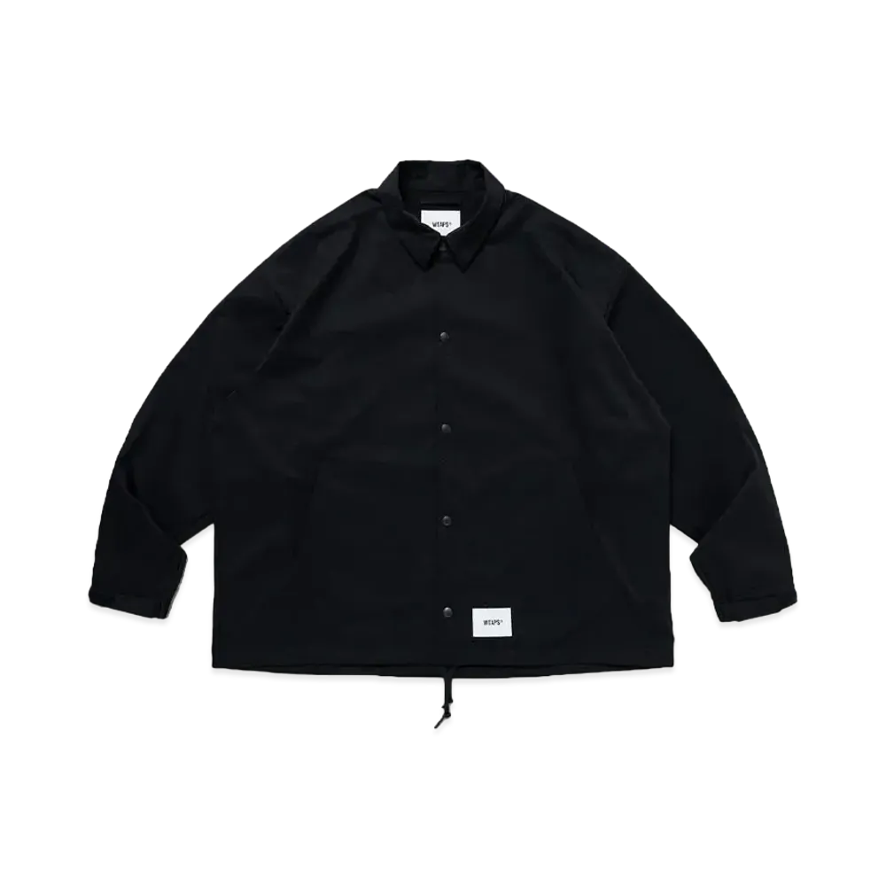 WTAPS Chief /Jacket / Poly. Twill. Sign "Black"