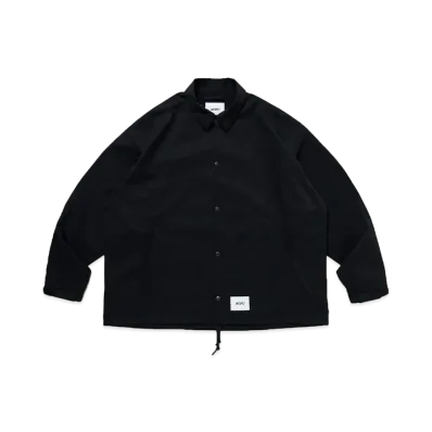 WTAPS Chief /Jacket / Poly. Twill. Sign "Black"