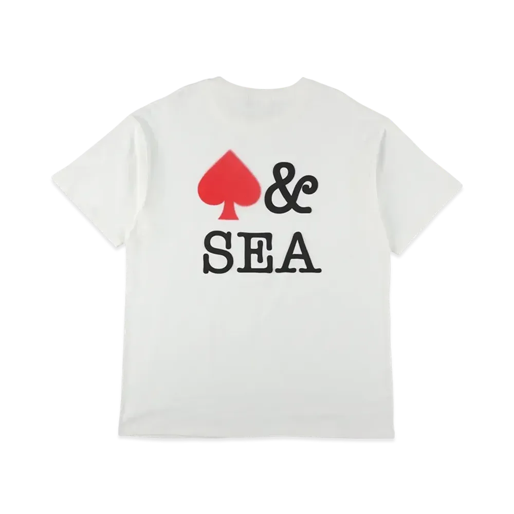 WIND AND SEA Back Logo S/S Tee (Spade) "White"