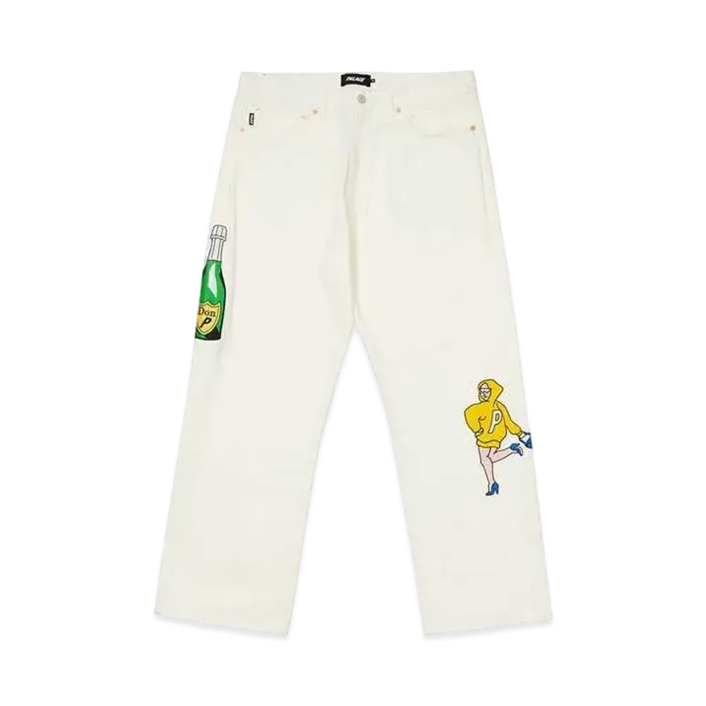 PALACE Handbag Baggies Jean "White"
