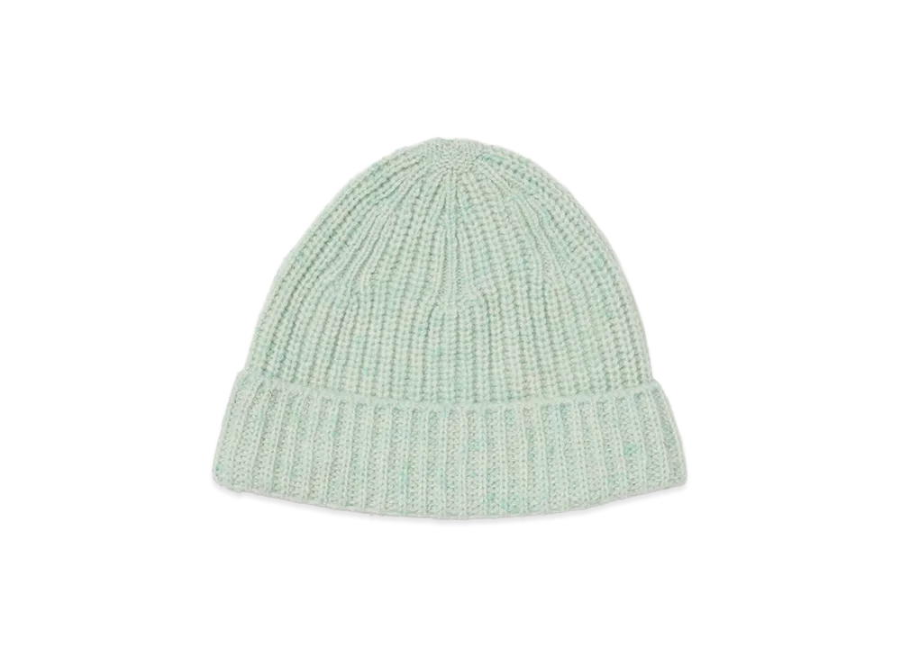 AURALEE Cashmere Nep Knit Cap "Mix Mint"