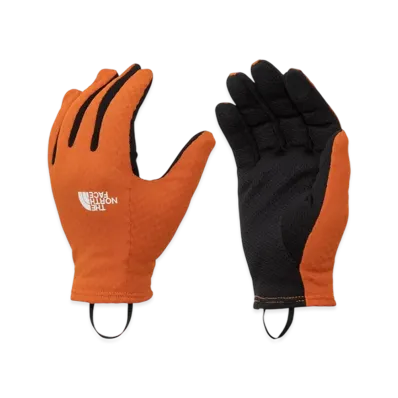 The North Face Expedition Grid Fleece Glove "Yam Orange"