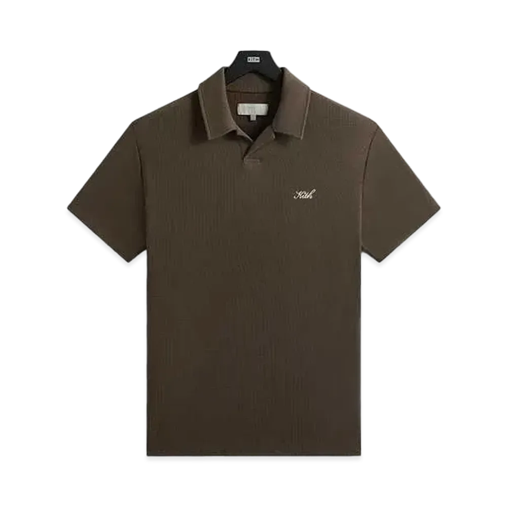 Kith Micro Waffle Drew Polo "Silo"