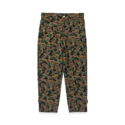 A BATHING APE BY KAZUKI KURAISHI Pixelate Camo Tactical Pants "Green"