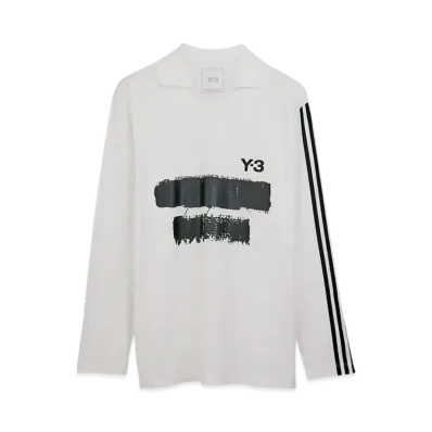 Y-3 U GFX Logo LS T "White"