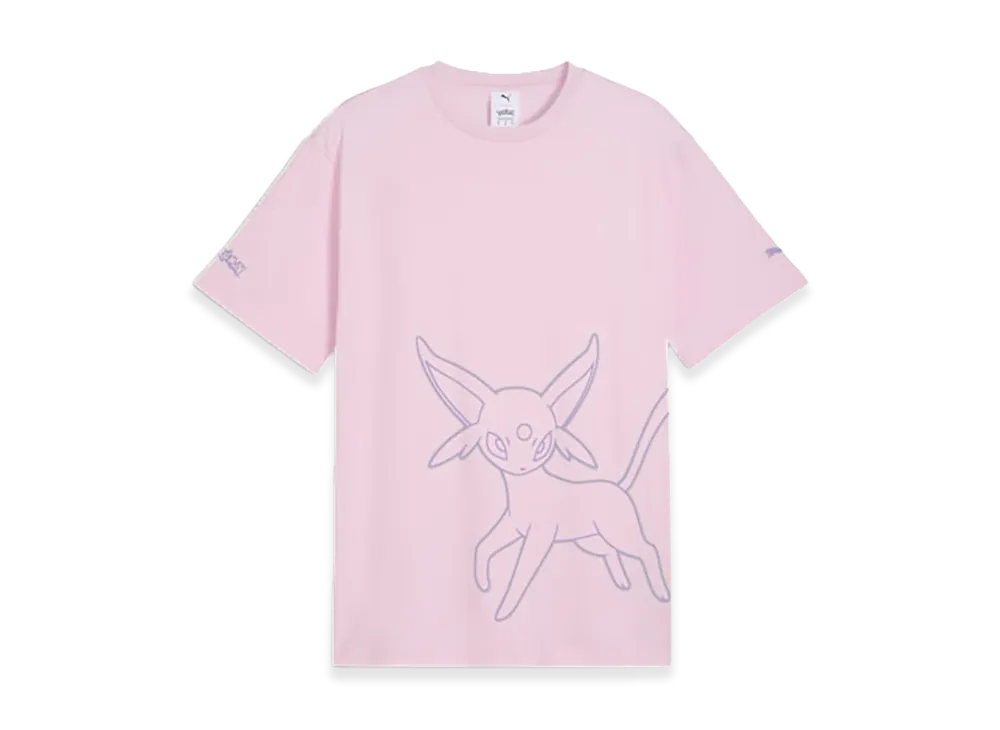 PUMA x Pokemon Relaxed Graphic S/S Tee "Pearl Pink"