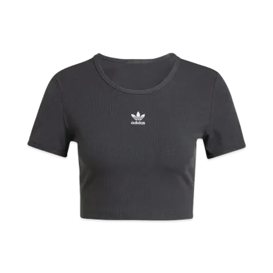 adidas Essentials Rib T-shirt "Black"