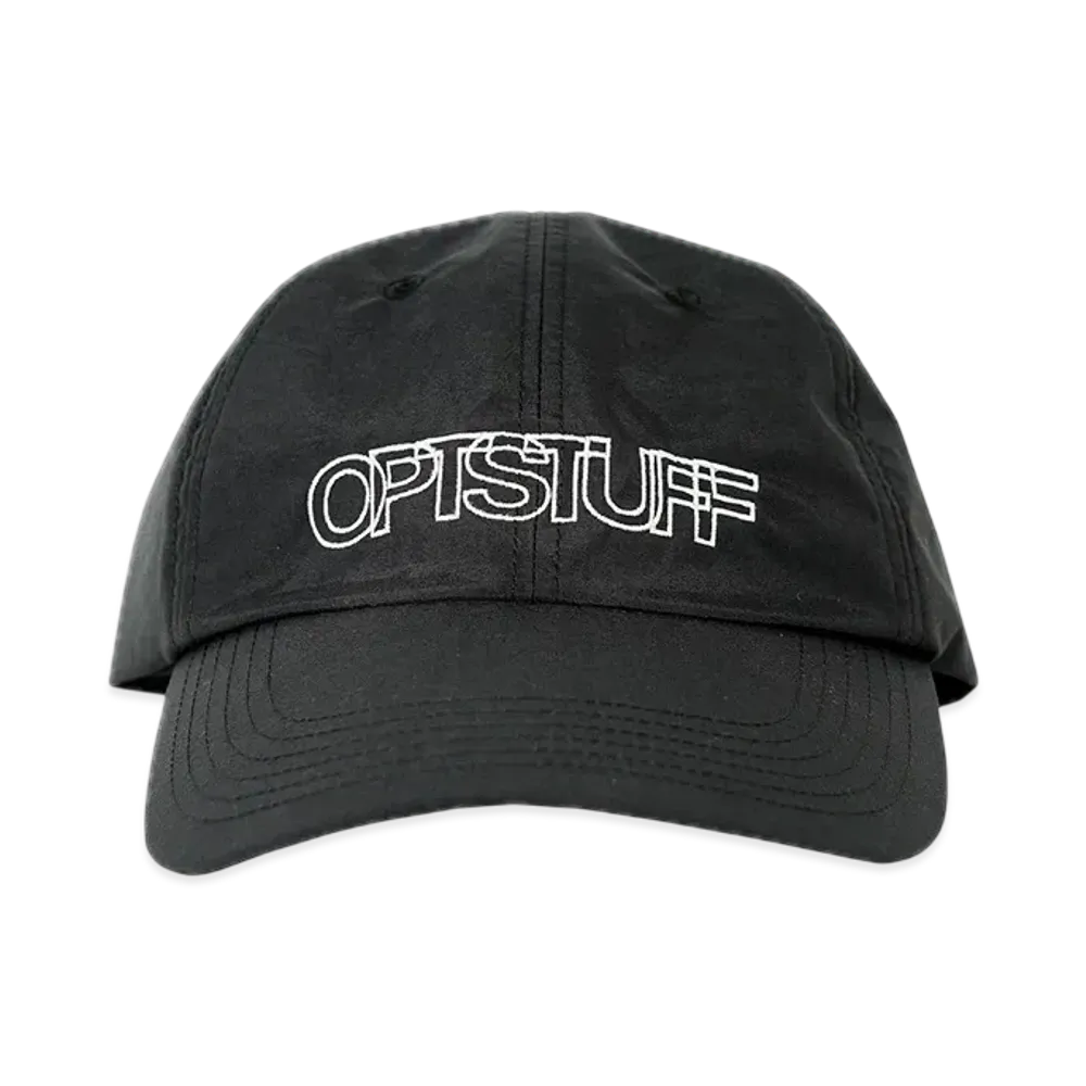 Optstuff Block Logo 6Panel Nylon Cap "Black"