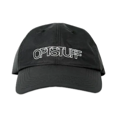 Optstuff Block Logo 6Panel Nylon Cap "Black"