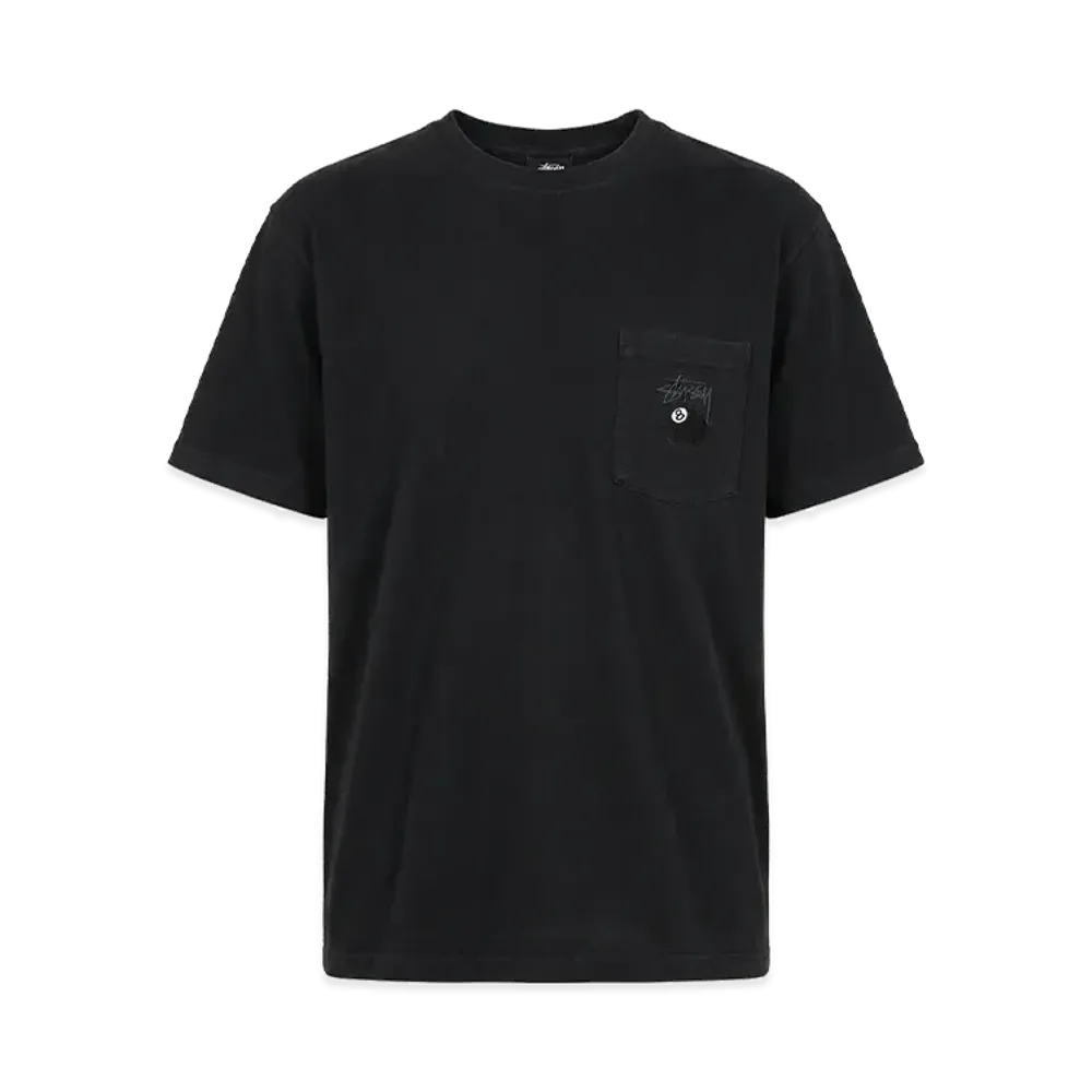 Stussy 8 Ball Pocket Tee "Black"