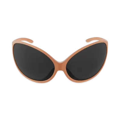 BALENCIAGA Phantom Round Sunglasses "Milky Nude"