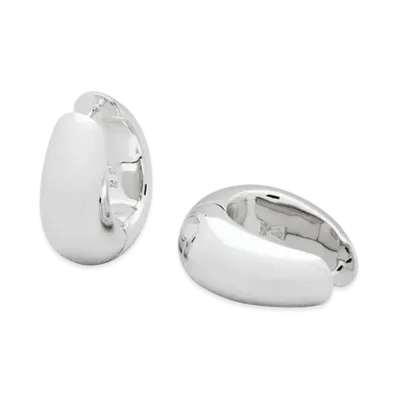 TOMWOOD Ice Hoop Medium "Silver"