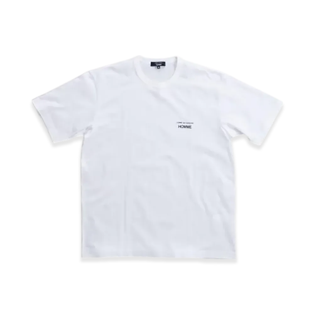 COMME des GARCONS HOMME Logo Print T-shirt "White"