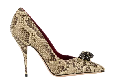 Valentino Garavani Women's Multicolor Leather Pumps "Animal Print"