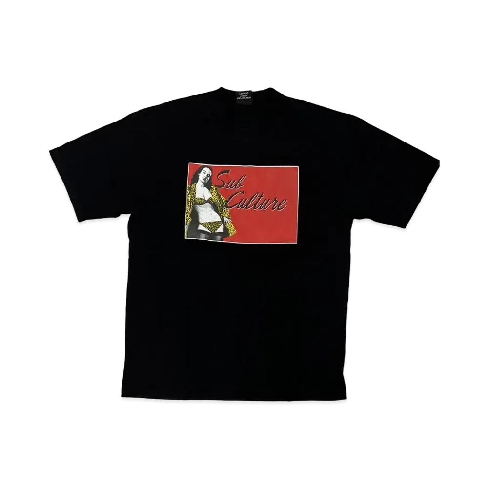 Subculture Leopard Girl T-Shirt Type-C "Black"