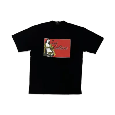 Subculture Leopard Girl T-Shirt Type-C "Black"