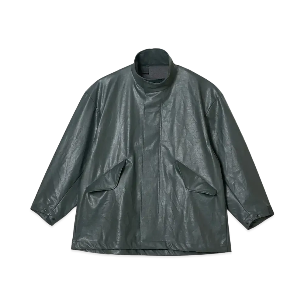 N.HOOLYWOOD Stand Collar Coat "Charcoal"