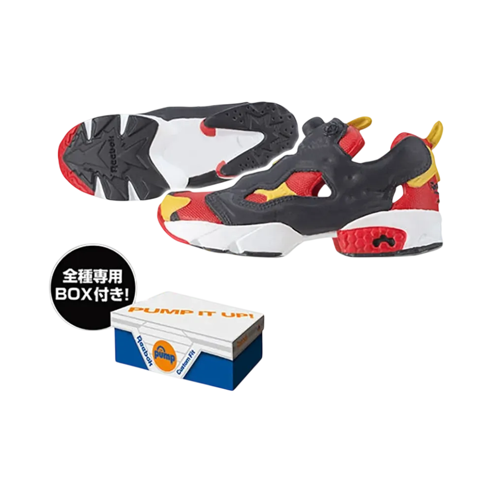 BANDAI Reebok Instapump Fury Mini Figure Collection 94 Orange