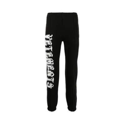 VETEMENTS logo jogger pants "Black"