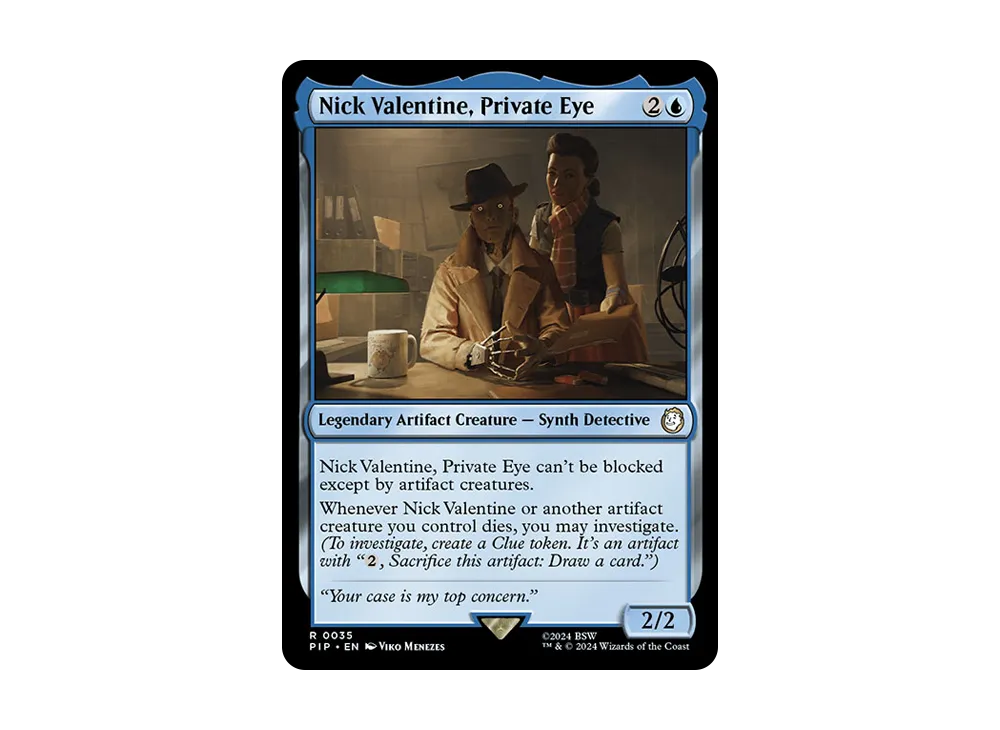 私立探偵、ニック・バレンタイン R :Foil [PIP 0035]【英語版】(フォールアウト)