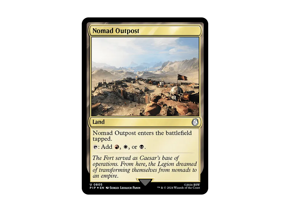遊牧民の前哨地 U :Foil [PIP 0805]【英語版】(フォールアウト)