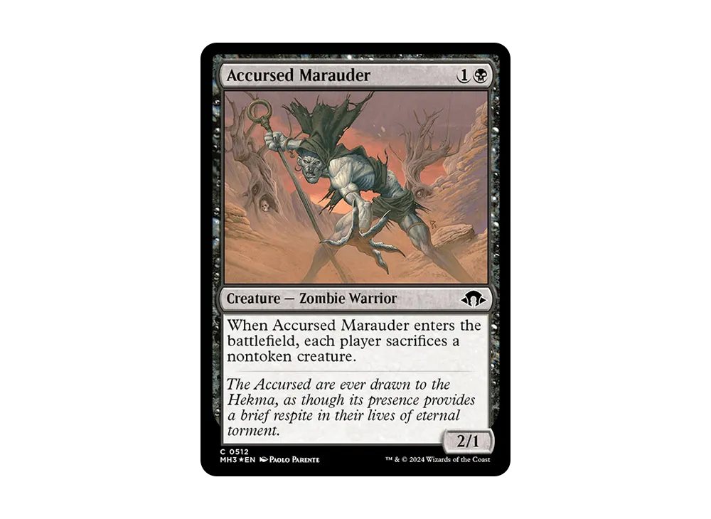 Accursed Marauder C [MH3 0512]【英語版】(モダンホライゾン 3)