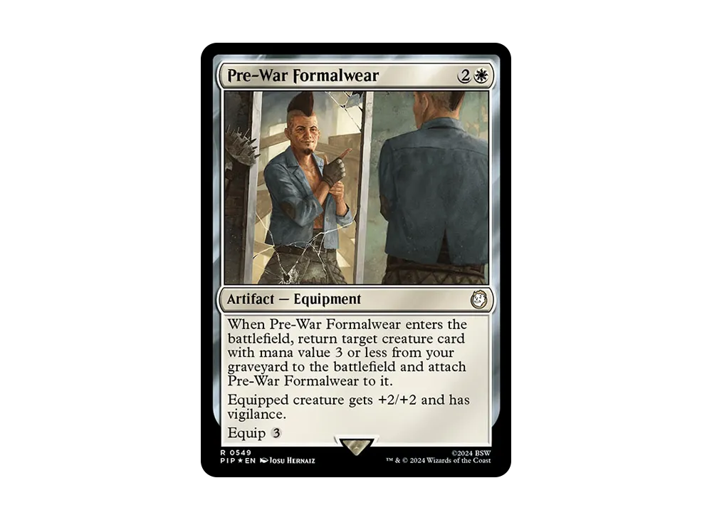 戦前の正装 R :Foil [PIP 0549]【英語版】(フォールアウト)
