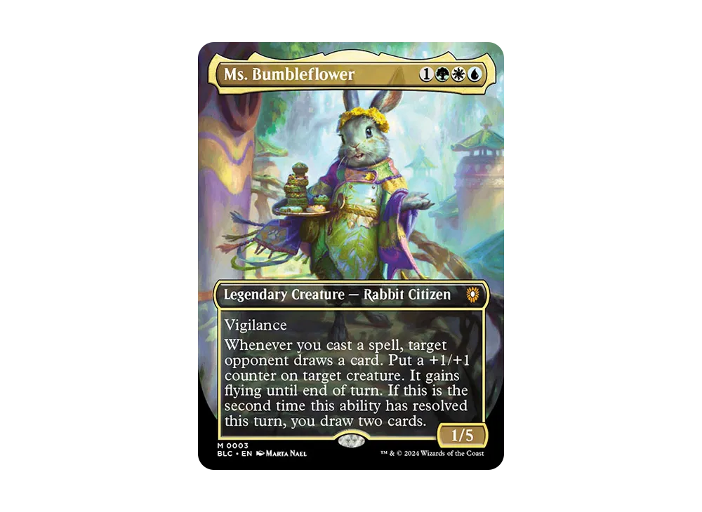 バンブルフラワー夫人 M :Foil :ボーダーレス版 [BLC 0003]【英語版