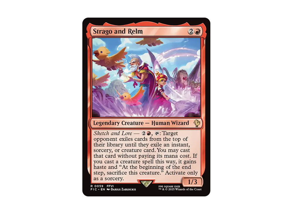 mtg final fantasy relm Strago and [FINAL Commander] Strago and Relm R [FIC