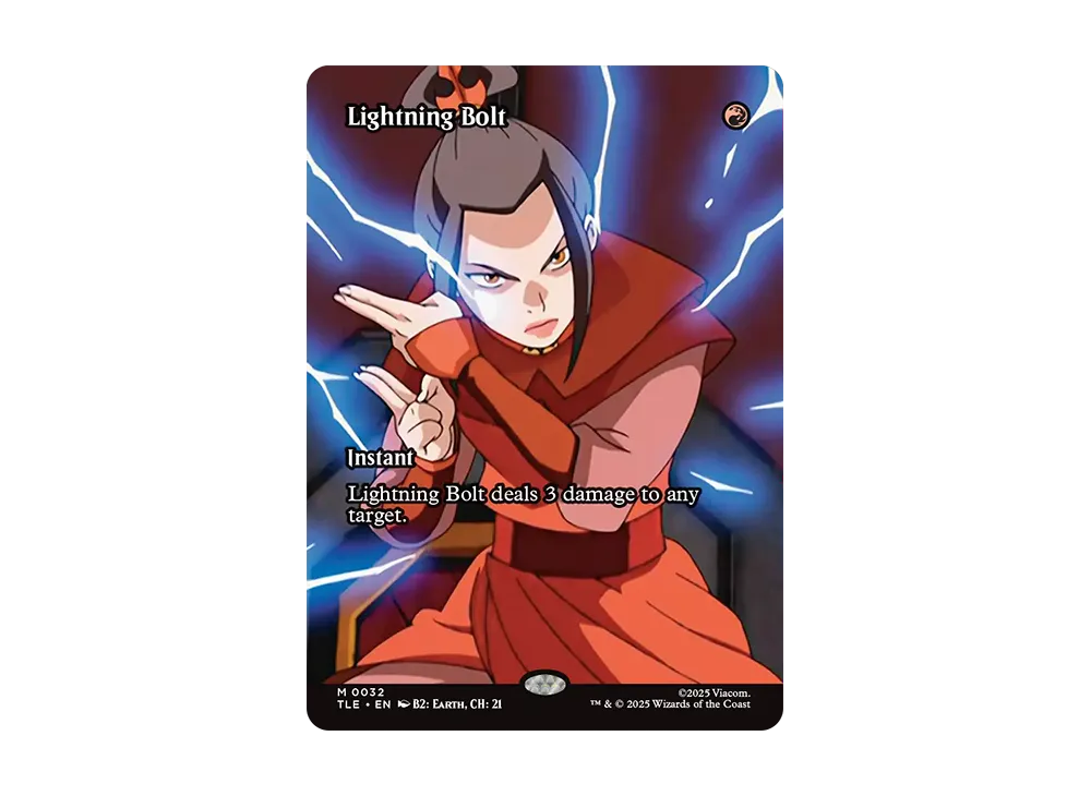 稲妻 M :Foil :ボーダーレス版 [TLE 0032]【英語版】(アバター 伝説の