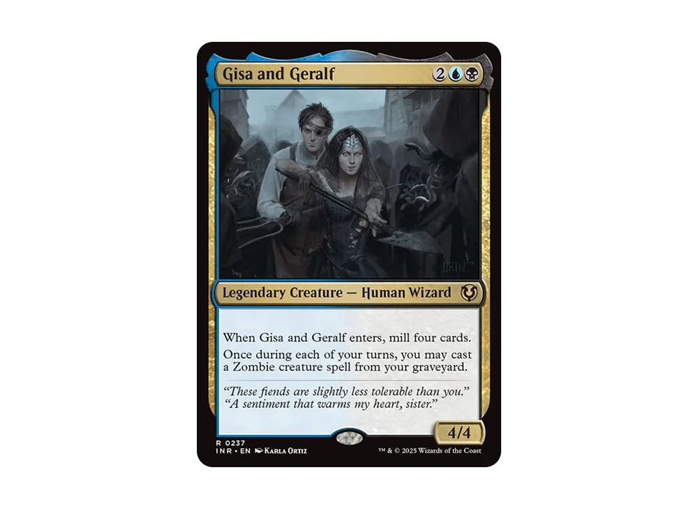 ギサとゲラルフ R :Foil [INR 0237]【英語版】(イニストラード・リマスター)