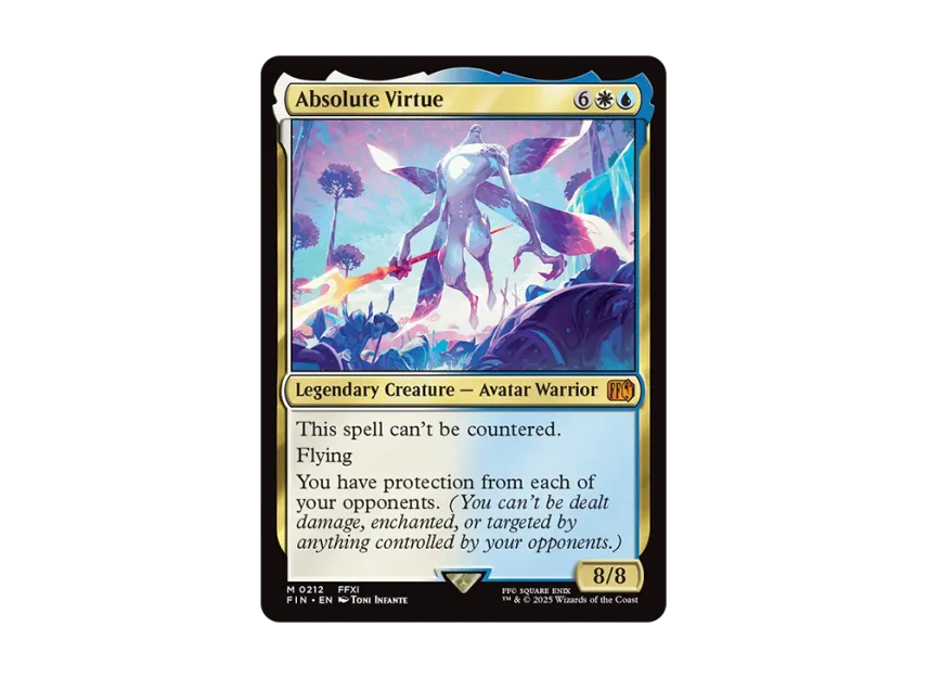 mtg final fantasy absolute virtue Regular for sale online (You cant be dealt damage Absolute Virtue #212 Prices |