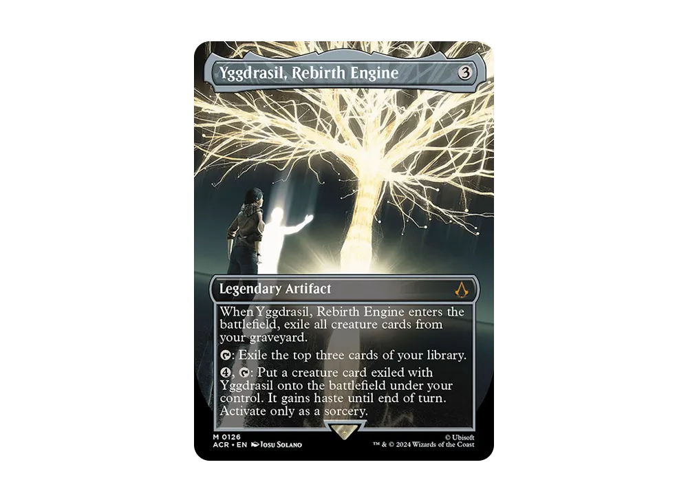 Yggdrasil Rebirth Engine M :Foil :ボーダーレス版 [ACR 0126]【英語版】(アサシンクリード)