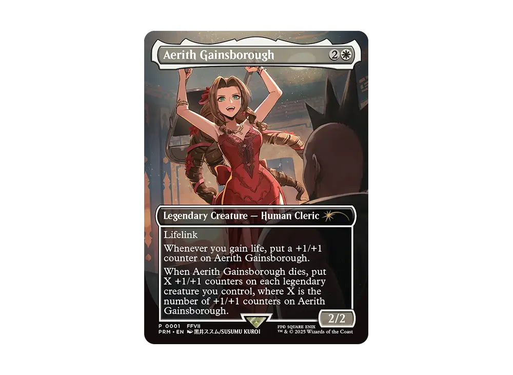 aerith gainsborough mtg card Aerith Gainsborough RC Prize Card Foil main image 1