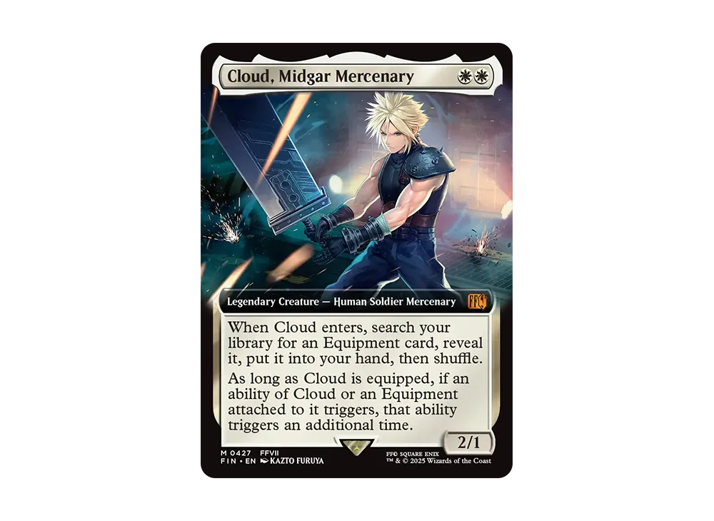 ミッドガルの傭兵、クラウド ファイナルファンタジー Foil FOIL)ミッドガルの傭兵、クラウド/Cloud, Midgar Mercenary