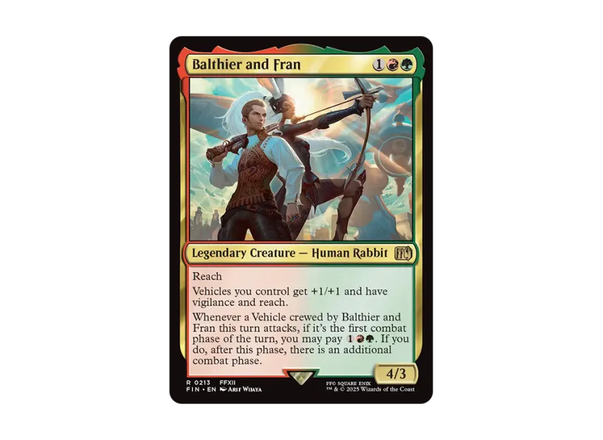 mtg final fantasy balthier and fran Ultra Pro & Playmat after this phase Balthier and Fran R :Foil