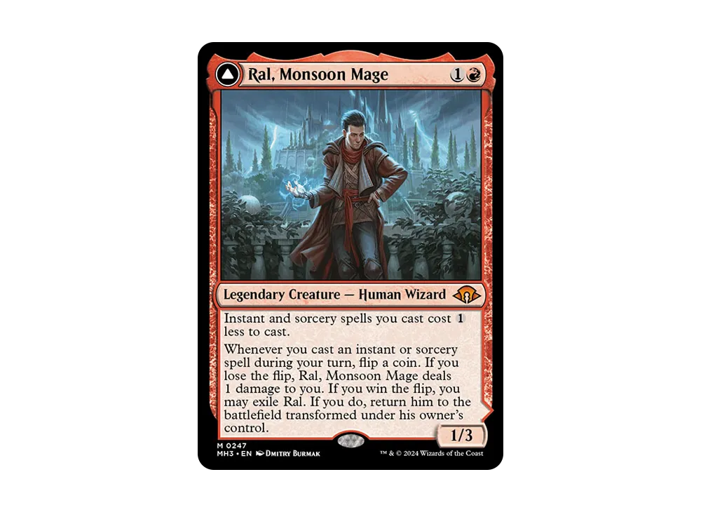 Ral Monsoon Mage / Ral Leyline Prodigy M :Foil [MH3 0247]【英語版】(モダンホライゾン 3)