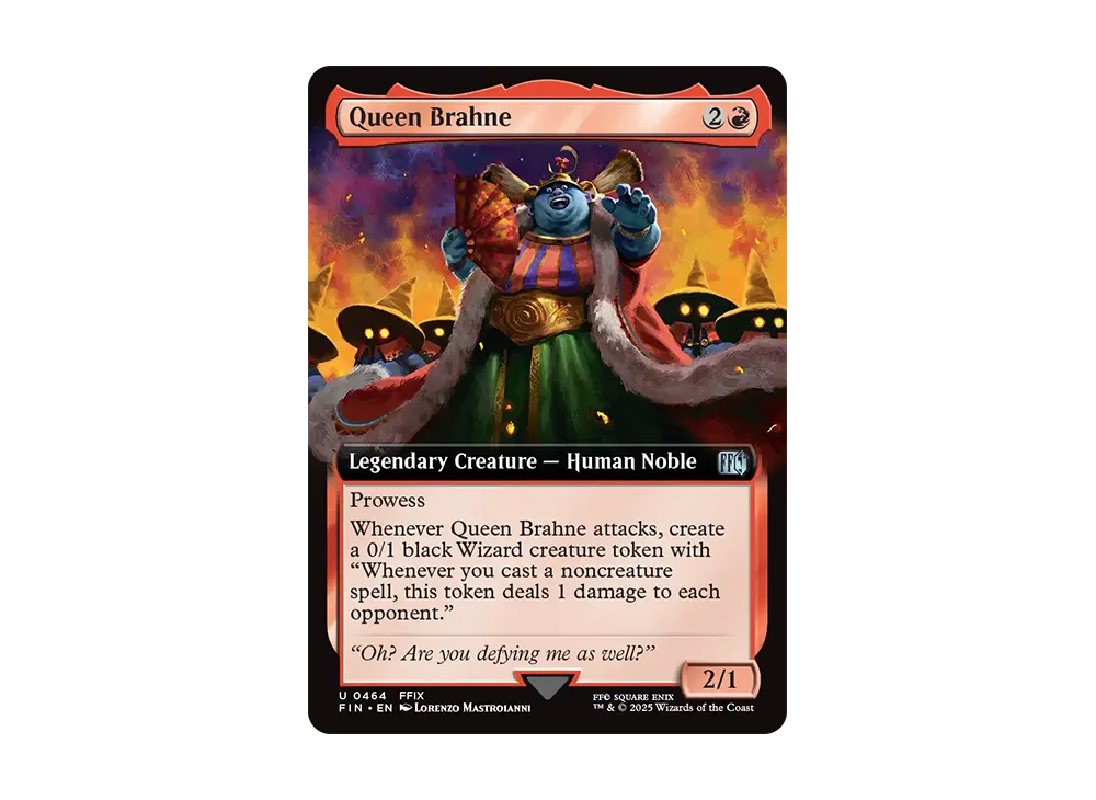 mtg final fantasy queen brahne Magic The Gathering - Universes Beyond - Queen Brahne